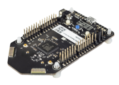 Screenshot of an Azure Sphere development kit micro-controller unit.